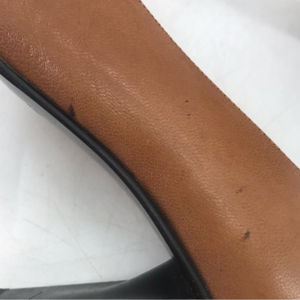 Vintage 90’s Genuine Leather Artisan Hand Crafted Square Toe Made In Italy Heels - Picture 11 of 15